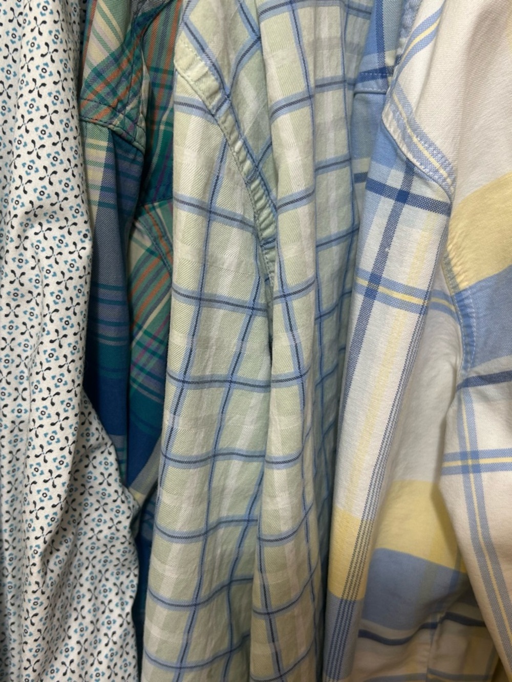 5 shirts- Pearl snap long sleeves